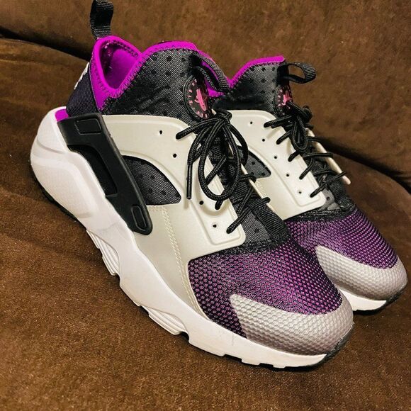 Excellent NIKE Air Huarache Run Ultra 'Purple Dynasty' 8 Mens US 41 EUR 819685 - Picture 2 of 14